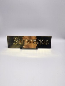 Gold Supreme Sticker | eBay