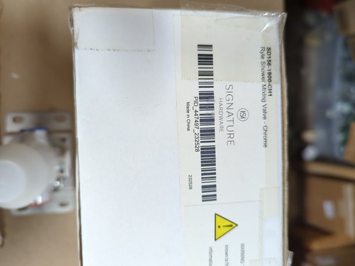Signature Hardware SD156-1900-CH1 Ryle Shower Mixing Valve Chrome NOS - Picture 2 of 4