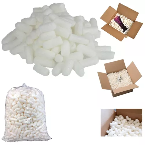 ecoflo biodegradable loose void fill packaging packing peanuts chips 1cft 60cft image 4
