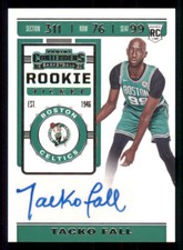 2019-20 Panini Contenders #163 Tacko Fall AU RC