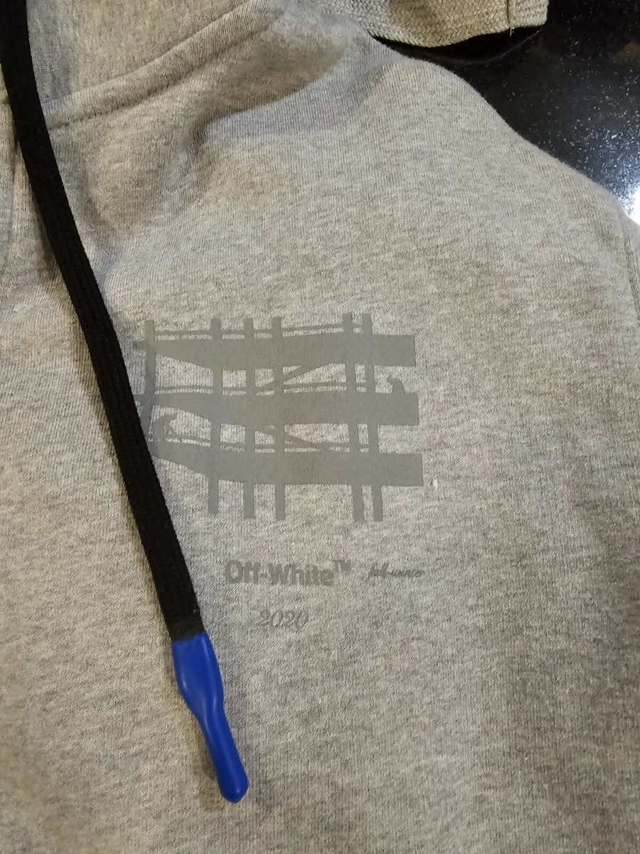 Off white hoodie reflective sales
