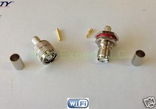 RP-TNC Male  Female Plug Crimp for LMR240 240UF RG-8X RG8X RF Cable Connector