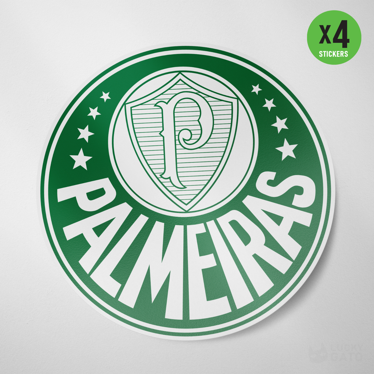 Palmeiras Brazil 4 Pack Sticker Vinyl Decal Calcomania Palmeiras Brazil 4 Pack Sticker Vinyl Decal Calcomania