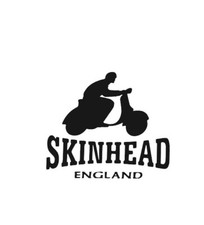 Skinhead England Scooter Vinyl Sticker Decal Vespa Lambretta Mod Way Of Life