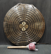 Gong 45 Cm Handmade Nepal Excellent Sound Genuine Quality Meditation