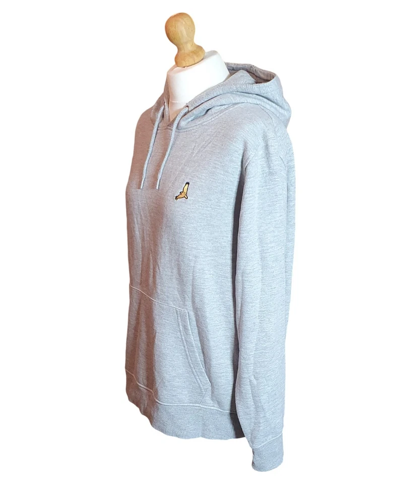 Brave Soul London Hoodie Size L In Grey Men's Hooded Sweatshirt Pullover Logo - Image 2 of 4
