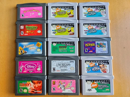 Excellent USED Nintendo Game Boy Advance DS Lite Games