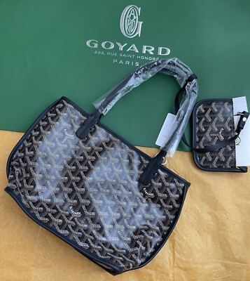 NEW Goyard Mini Anjou Black Bag Tote limited Red Heart NEW Goyard Mini Anjou Black Bag Tote limited Red Heart