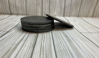 Flat Steel Cap 3-1/2 (O.D) X 1/8 Plasma Cut Circle (8 Pack)