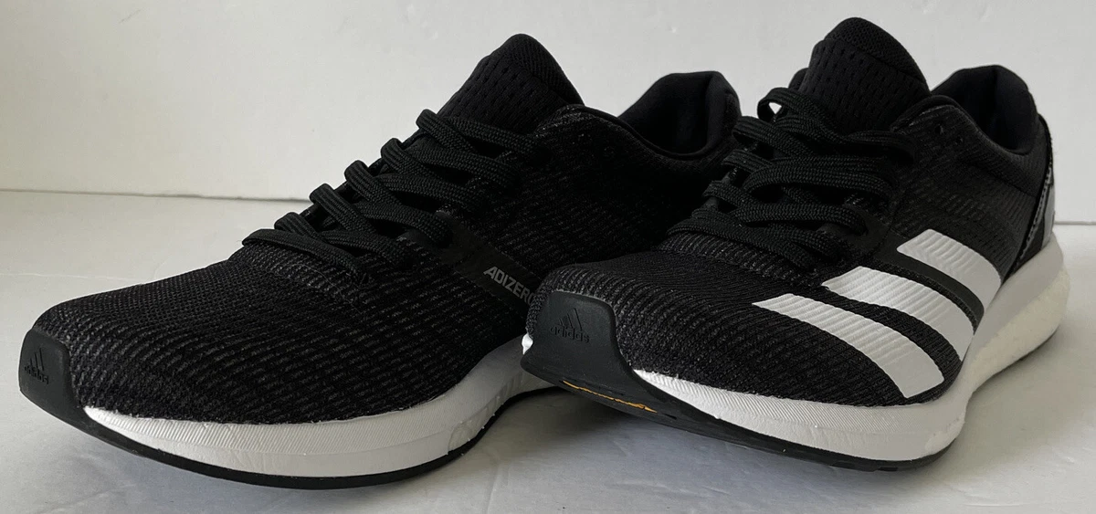 banjo Lágrima Restaurar Adidas Adizero Boston 8 Boost Men's Running Shoes Size 7 Black White (G28861)  | eBay