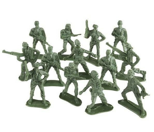 Rhode Island Novelty 144 Classic Assorted Toy Soldiers in Poses for