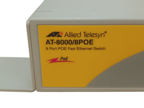 Allied Telesis/Telesyn AT8000/8POE 8-Port POE Fast Ethernet Switch mit Rack Ears - Bild 2 von 7