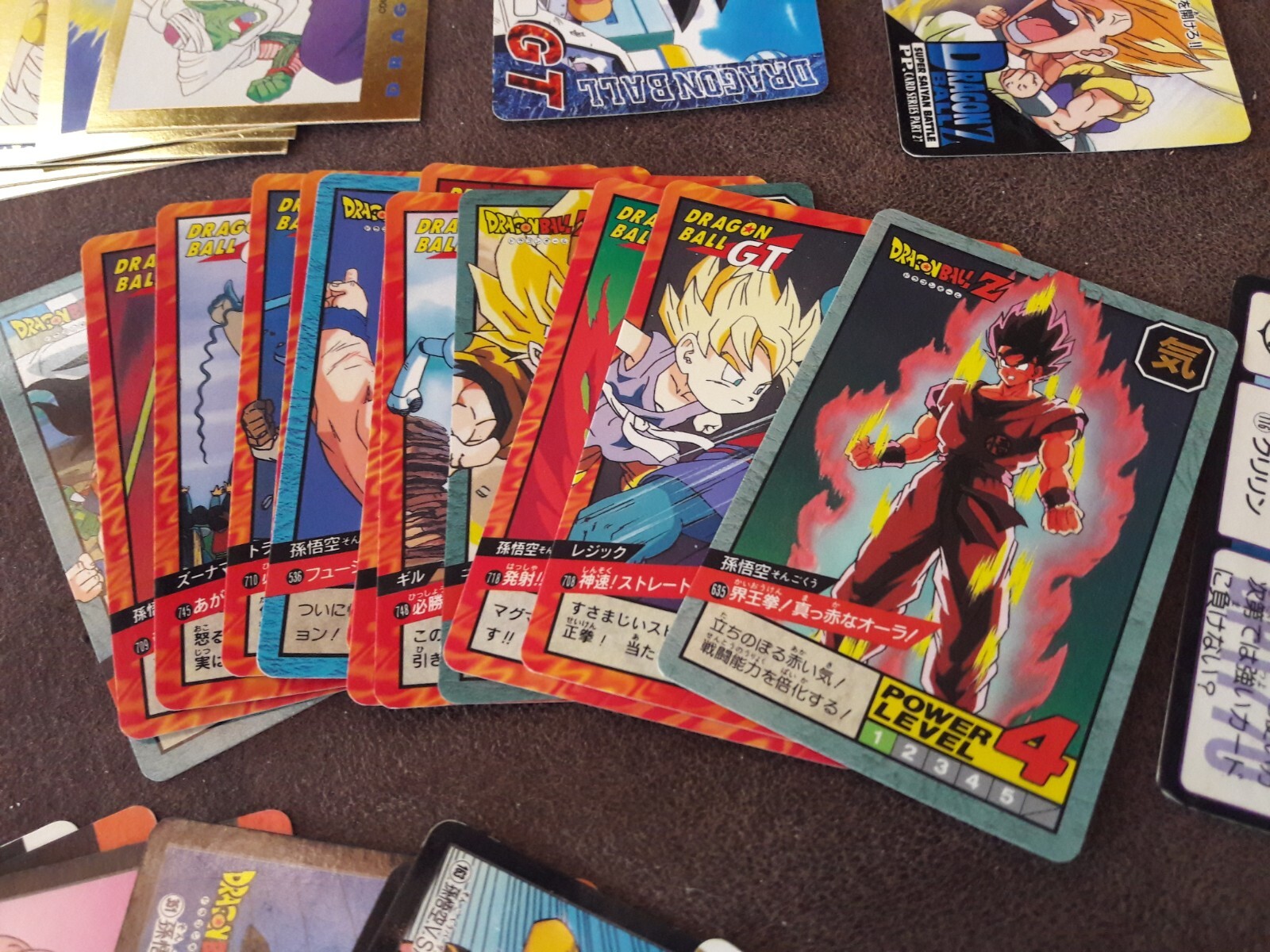 1990s DRAGON BALL Z Trading Cards Pack by Panini Spanish 