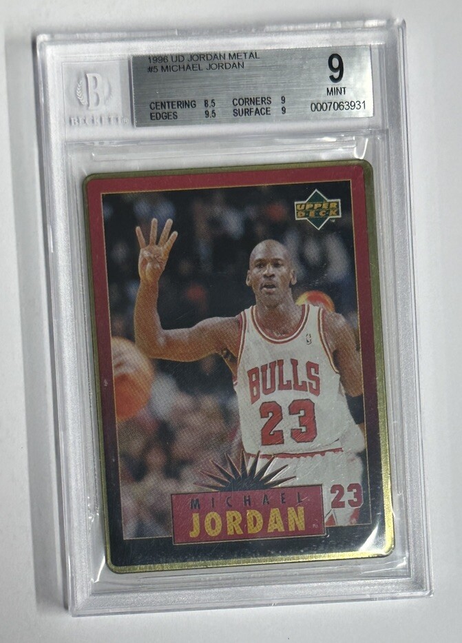 1996 Upper Deck Jordan Metal #5 Michael Jordan BGS MINT 9 | eBay