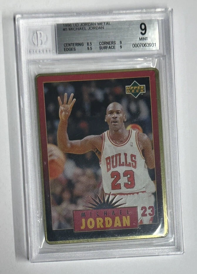 1996 Upper Deck Metal Michael Jordan Basketball Trading Cards for