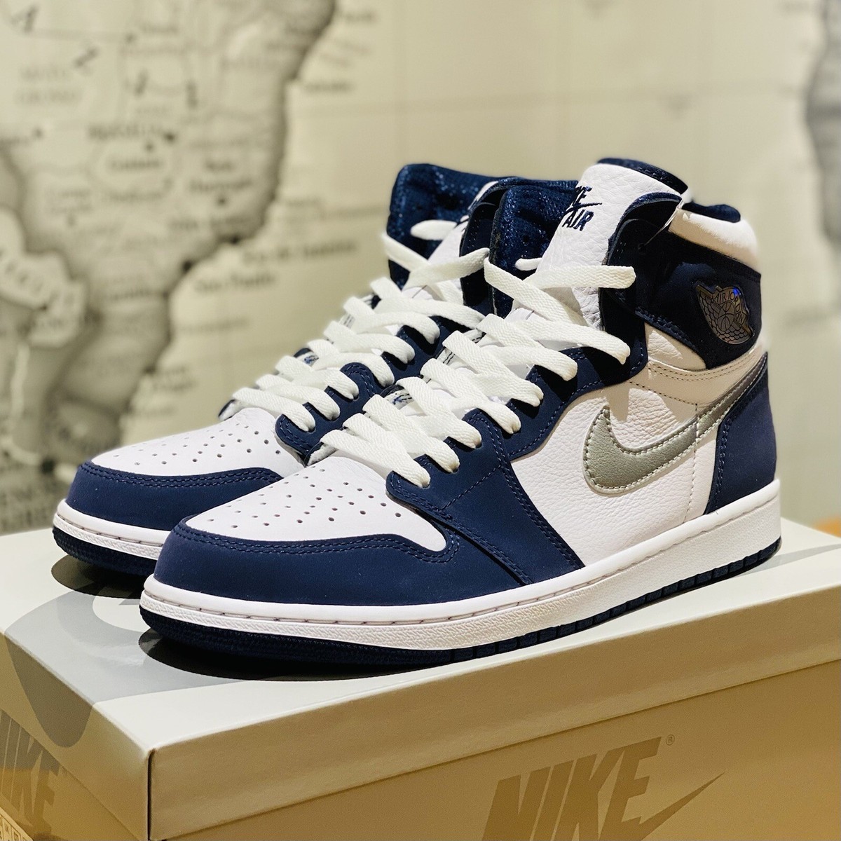 Nike Air Jordan 1 Retro High CO.JP Midnight Navy UK 8.5 US 9.5