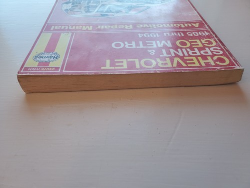 Manual de reparación Haynes #24075 para Chevrolet Sprint y Geo Metro - Imagen 6 de 8