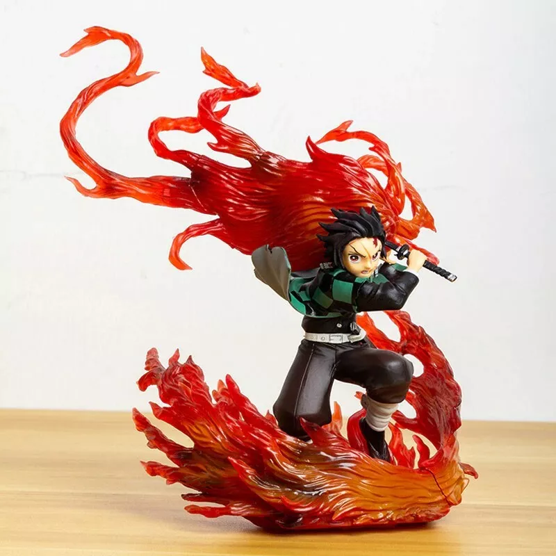 Demon Slayer Anime Figure Tanjiro Kamado Figurine Kimetsu No Yaiba Action  Figure