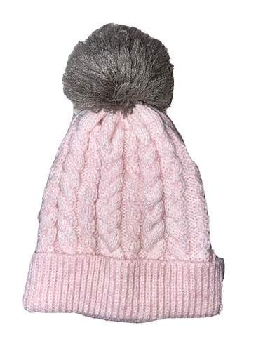 Gertex Girl's Winter Pompom Beanie Pink 