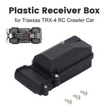 Custodia ricevitore ESC impermeabile nera per auto cingolata 1/10 Traxxas TRX-4 RC nuova