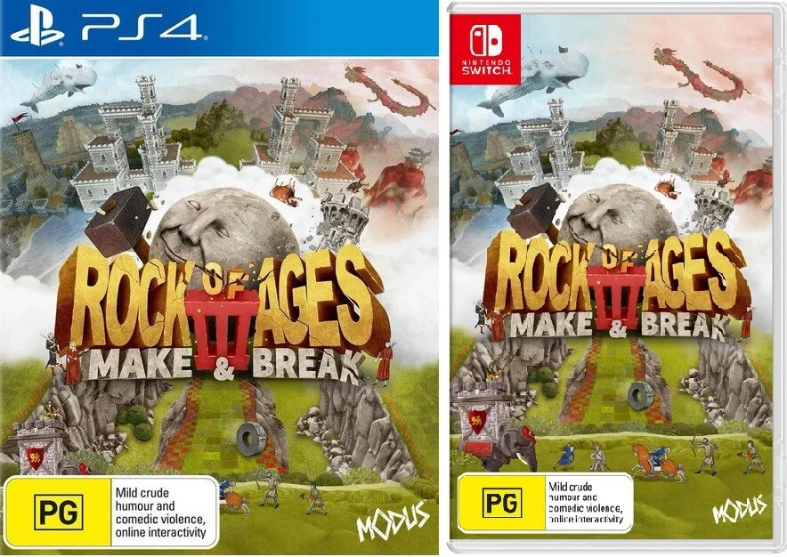 Rock Of 3 Make Or Break PS4 Nintendo Switch Tower Defense Style Action Game | eBay