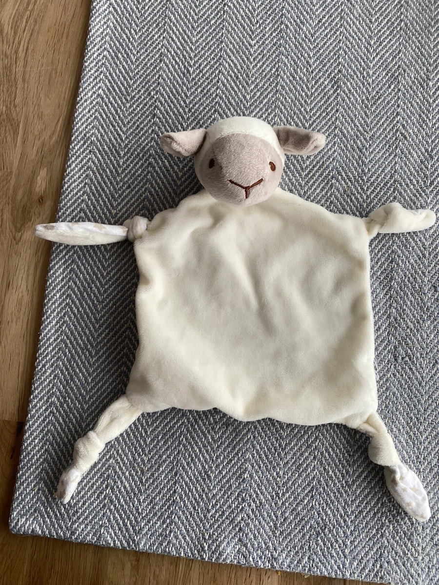 Primark Early Days Lamb Sheep Stars Cream Blankie Baby Comforter Toy blanket
