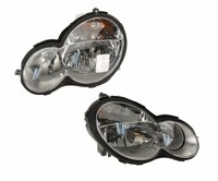 Mercedes W203 Set Of Left And Right Headlight Assembly Hella on sale Mercedes W203 Set Of Left And Right Headlight Assembly Hella on sale