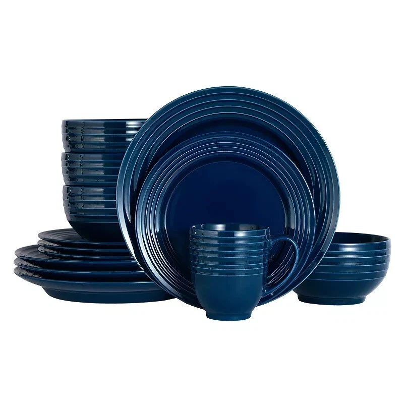 Food Network Valencia Indigo 16 pc. Dinnerware Set