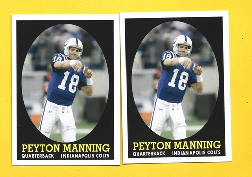 40799 2- 2007 Topps Turn Back The Clock #13 Peyton Manning COLTS CARDS - 第 1/2 張圖片