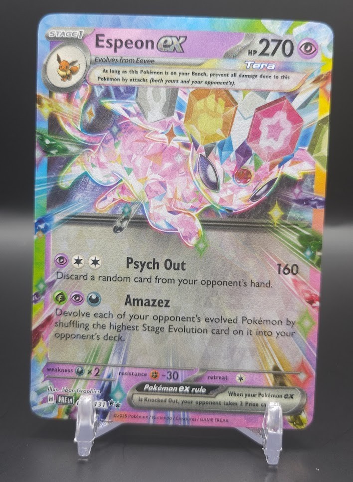 Pokemon - Espeon EX - 34/131 - Prismatic Evolutions - Double Rare