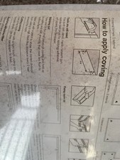 11 coving off cuts un used from the original box polystyrene