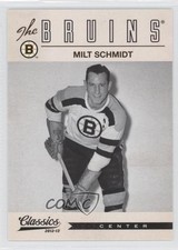 2012-13 Panini Classics Signatures Milt Schmidt #156 HOF 0a1