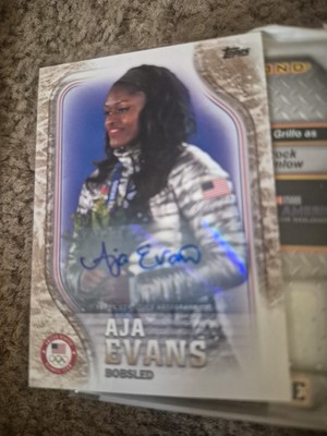 2018 Topps US Olympic & Paralympic Team Hopefuls Aja Evans Autograph #'d 7/25