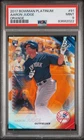 2017 Bowman Platinum #91 AARON JUDGE Rookie Card Orange /25 (RC) PSA 9