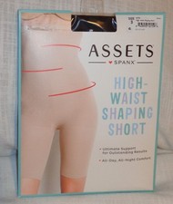 Assets by Spanx High-Waist Shaping Short Black Size 3 Style 871B NEW