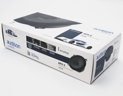 NEW PAIR Audison APX 5 Mid Range Woofer 210w Original FREE WORLDWIDE SHIPPING!