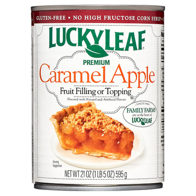 Lucky Leaf Premium Caramel Apple Fruit Filling or Topping
