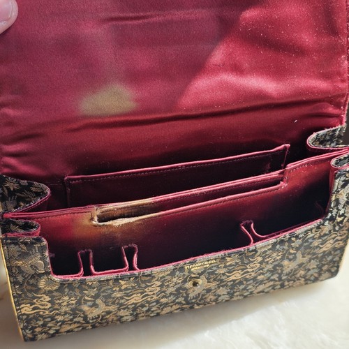 Vintage Tiffany & Co. Sterling Brocade Evening Purse Wallet Lighter Lipstick ... - Picture 5 of 18