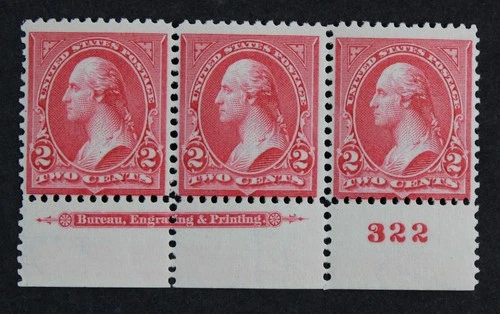 CKStamps: US Stamps Collection Scott#267 Strip Mint NH OG