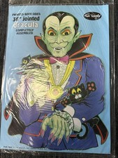 Lot Of 4 Fun World 36  Double Printed Jointed Halloween Decorations