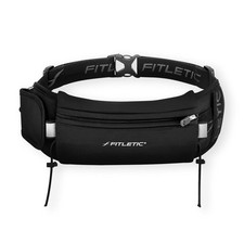 Running Belt with Side Pocket, Loops for Energy Gels, Race Bib Number Holder....