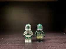 LEGO GCC Custom Commander Gree Camo And Non-Camo Lot Official Helmet