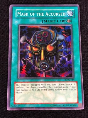 Yugioh Mask of The Accursed LON-019 Super (MP)