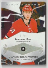 2018-19 BLACK DIAMOND RELIC ROOKIE GEMS SINGLE DIAMOND NICOLAS ROY 81/99