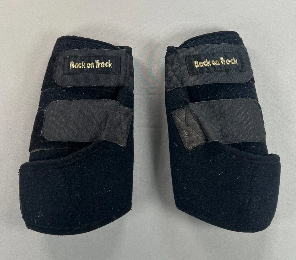 Botas de apoyo de ejercicio terapéutico clásicas negras Back on Track (talla S - frentes) Foto 2 de 4
