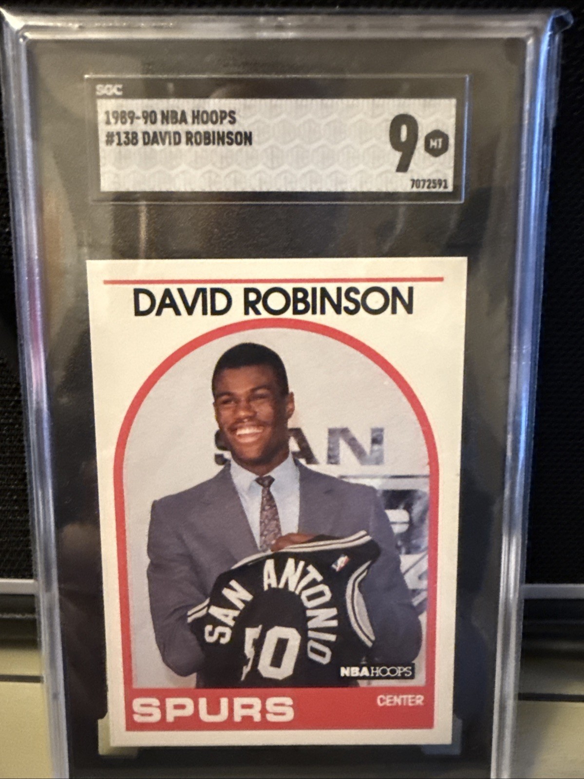 1989-90 NBA Hoops - David Robinson #138 (RC)