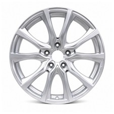 One 17 Inch Silver Alloy Wheel For 2011-2013 Bmw 335is 5x120 17x7.5 35et Onvf