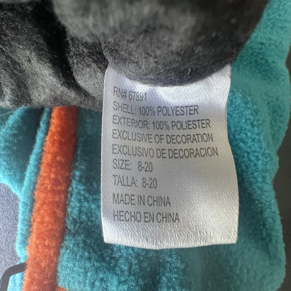 Guantes polar vintage Miami Dolphins naranja y verde azulado Foto 3 de 4