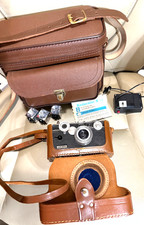 RARE Argus C3 Rangefinder 35mm Film Camera w/ Cintar 50mm lens  Leather Case  