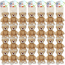 DIY Teddy Bears - Build Make a Bear Party at home - 10" Brown Teddies - 25 kits